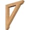 Ekena Millwork Traditional Slat Smooth Bracket, Western Red Cedar, 3 1/2"W x 26"D x 30"H BKT04X26X30TRA06SWR - alternate 1
